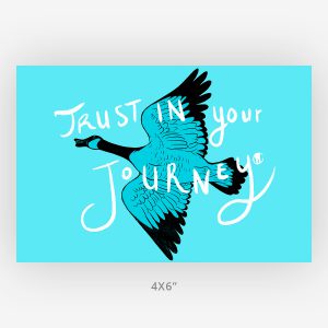 trust in your journey 4x6 Canadian goose wall art