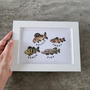 Lake Fish Art Print